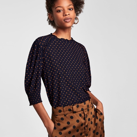 Zara Tops - NWT Zara Polka Dot T-Shirt